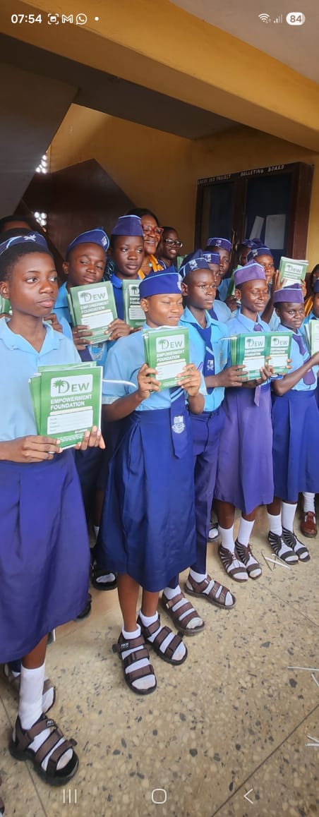 Stay In School Project — DEW Empowerment Foundation supporting vulnerable girls in school